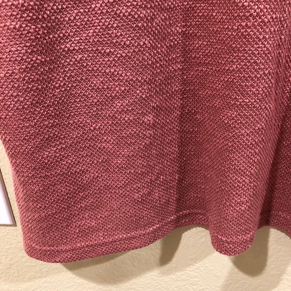 Crotchet Knit burnt coral open cardigan - Picture 3 of 3